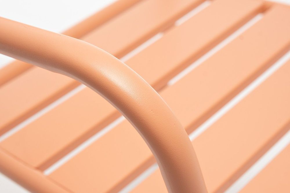 "Дионис" стул стальной, цвет светло-коралловый