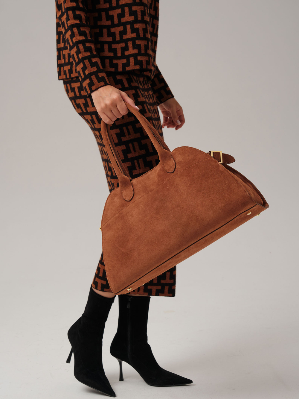 Сумка Deboro 30979 коричневый камыш