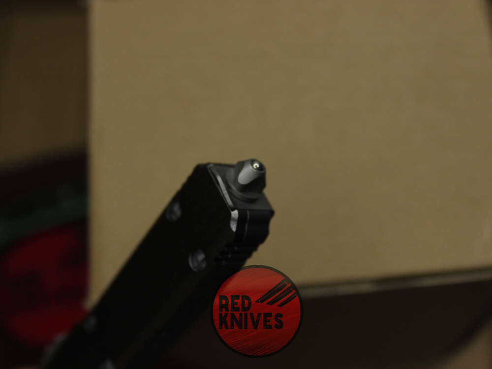 Нож Microtech Ultratech Tanto T/E A+++ - серая рукоять, клинок апокалиптик