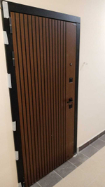 Дверь входная Лабиринт STORM 03 Крем софт металлическая