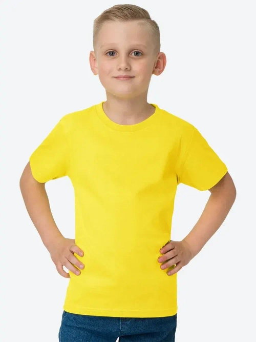 Футболка детская желтая 160гр/м2