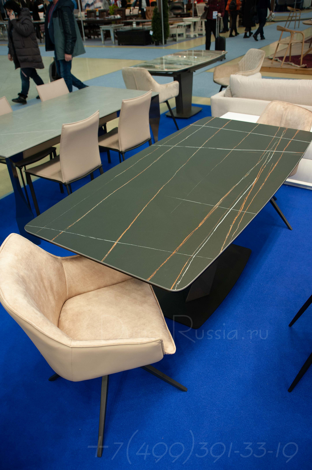 Стол DT-2017 черная керамика MR32 (180)