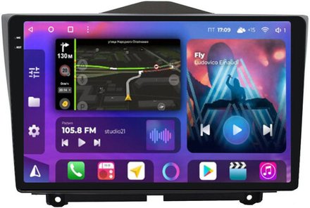 Магнитола для Lada Granta 2018+ - FarCar XXL1206M QLED+2K, Android 12, ТОП процессор, 8Гб+256Гб, CarPlay, 4G SIM-слот