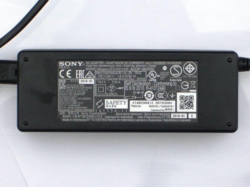 Блок питания TV SONY ACDP-060S02 19.5v 3.05a
