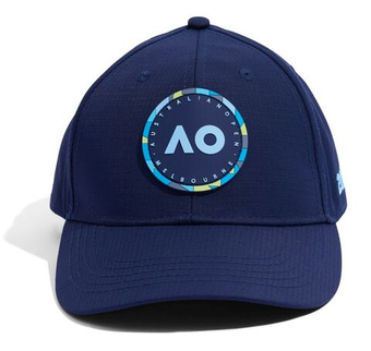 Теннисная кепка Australian Open Adults Round Logo Cap (OSFA) - navy