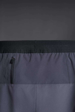 ZARA БАЗОВЫЕ СПОРТИВНЫЕ ШОРТЫ, СЕРО-СИНИЙ