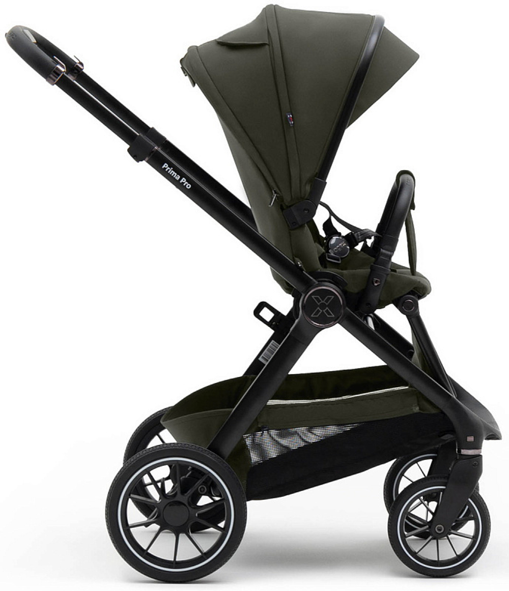 Коляска Agex Prima Pro 3 в 1 с автокреслом i-Team Black APF664 Green (Зеленый)