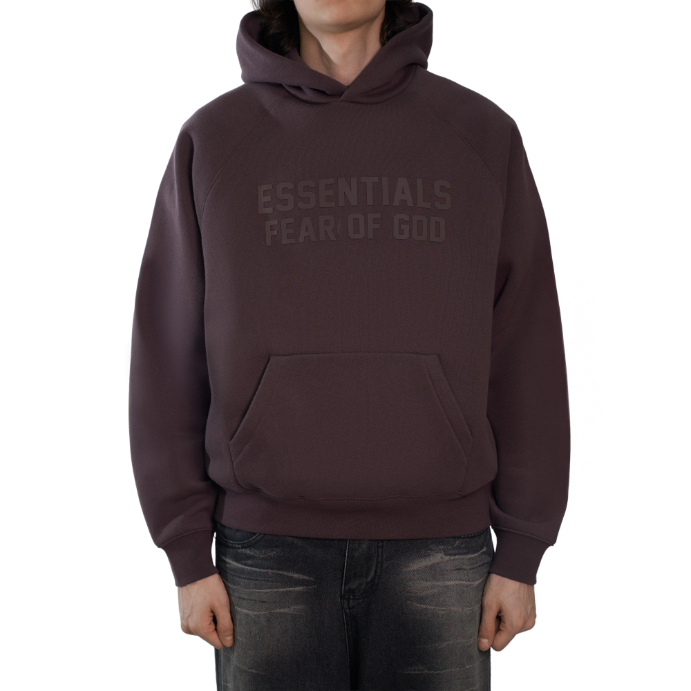 Fear of God Essentials Fleece Hoodie "Plum"