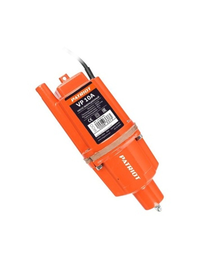 Насос погружной вибрационный VP 10А нижний забор 300Вт 18л/мин H60м D96мм термозащита PATRIOT 315302500