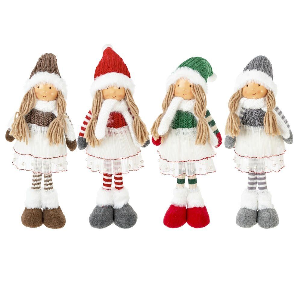 GAEM Игрушка набивная "Девочка", L12,5 W8 H45/30 см, 4в.