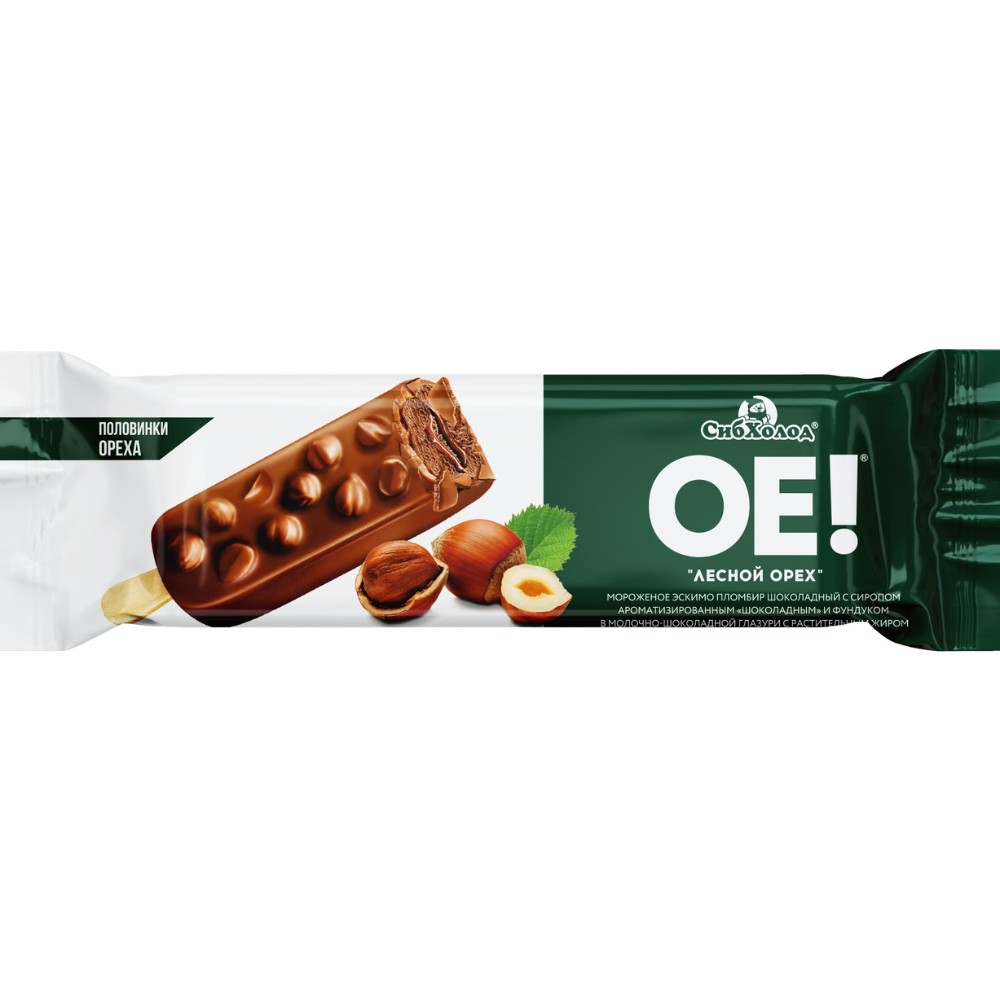 Мороженое OE! СибХолод Лесной орех 65 гр