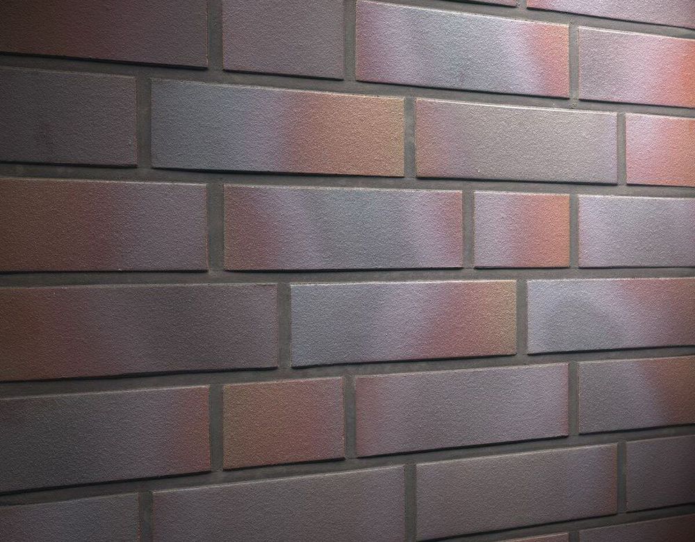 Feldhaus Klinker - R386NF14, Galena Cerasi Maritim Negro, 240x14x71 - Клинкерная плитка для фасада и внутренней отделки