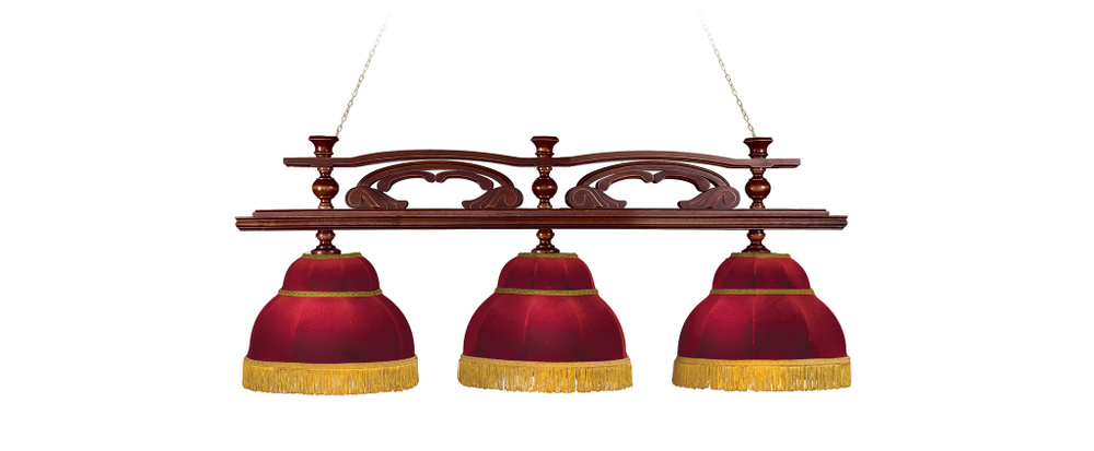 Лампа Венеция 3 плафона - ясень