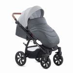 Детская коляска Tutis Aero 2 в 1 New 2019 №111 (Темный Серый) кожа