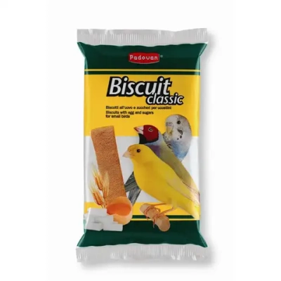 Padovan biscuit classic лакомство для декоративных птиц сладкие яичные - 30 г