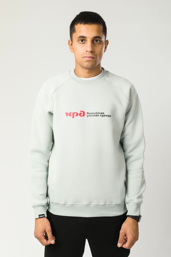 Толстовка-крюнек Firm Пепельный Бледный Russian Roads - фото 1