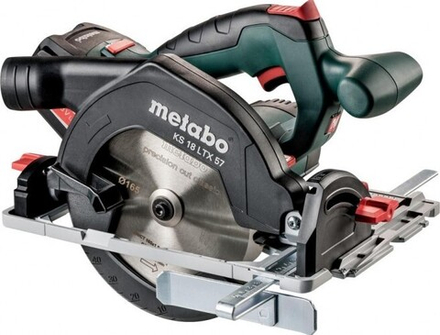 Пила циркулярная аккумуляторная METABO KS 18 LTX57 2х5,2 Ач Metaloc 601857700