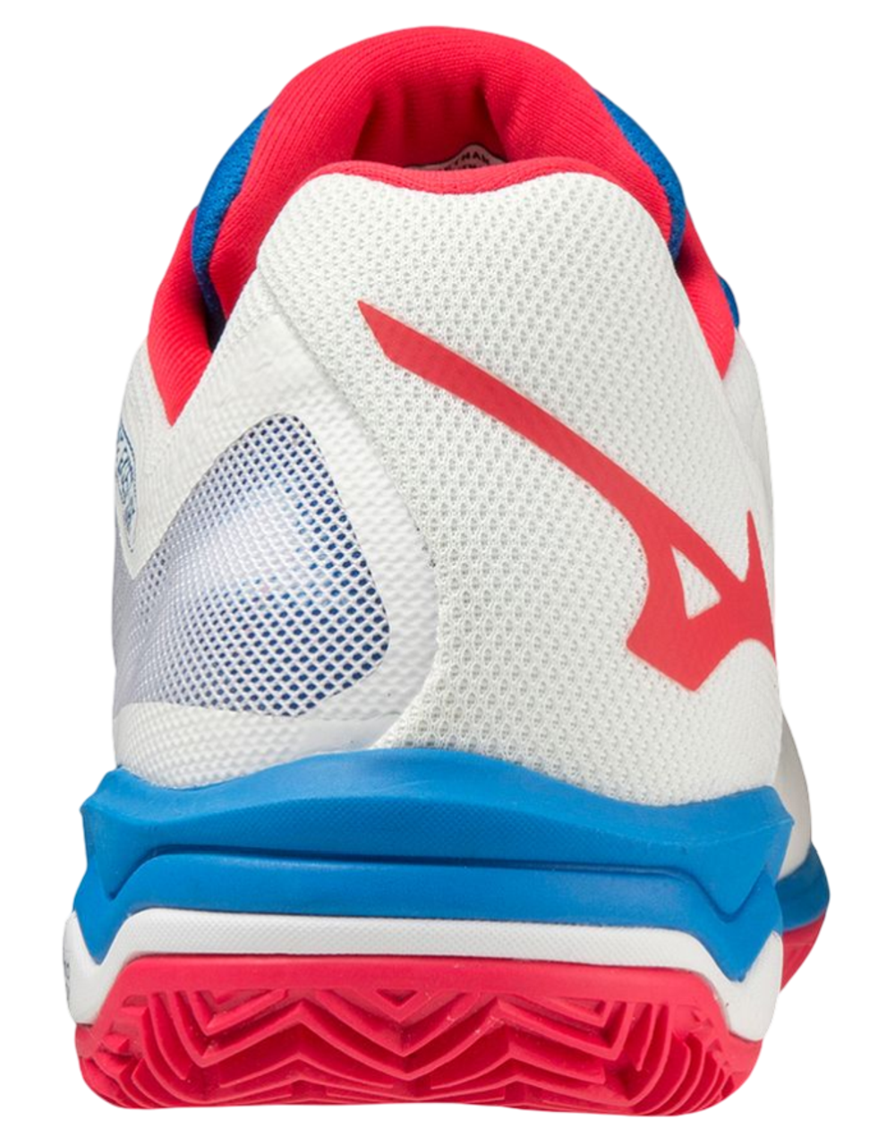 Мужские кросовки для Padel Mizuno Wave Exceed Light Padel - white/opera red/prace blue