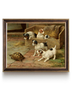 Картина на стену для интерьера на холсте в раме "Farmshause" 24*30 см