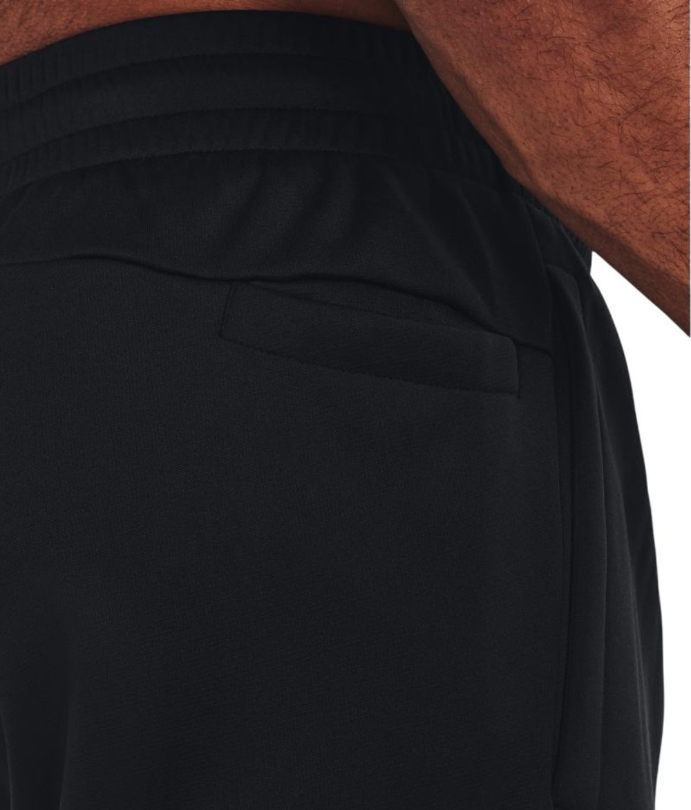 Теннисные брюки Under Armour Men's Armour Fleece - black