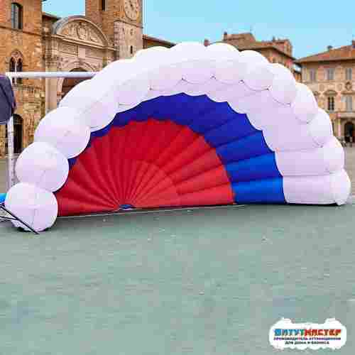 Надувная сцена для корпоратива «Русский праздник», 6×3×3 м