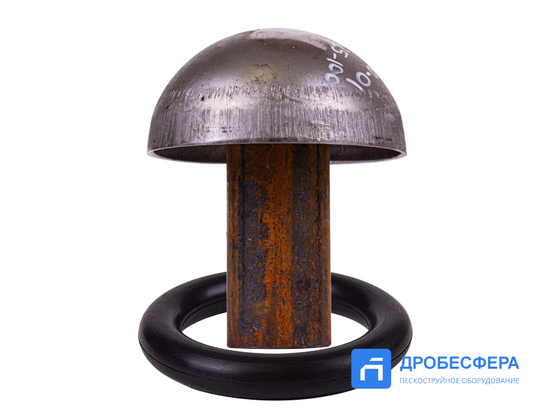 Конус-клапан запорный типа ГРИБ PS с кольцом 25-100 с 2023 года арт. 010.01.000-01