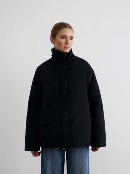 Пуховик зимний, цвет черный