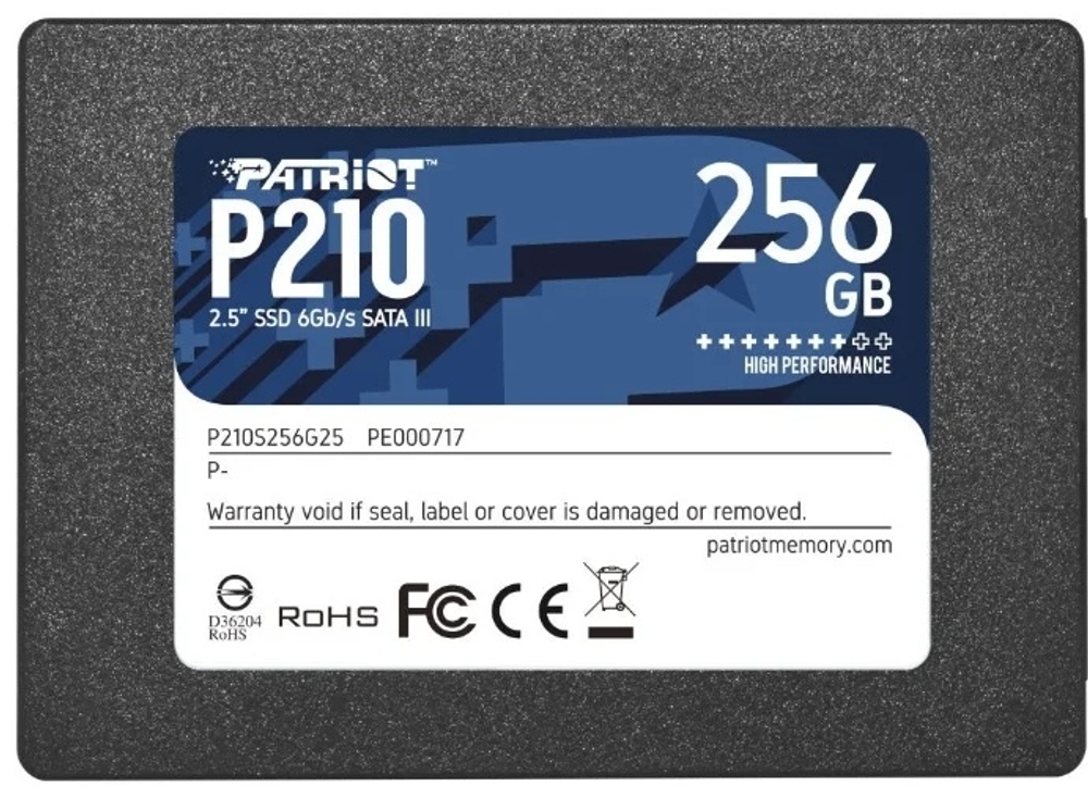 SSD Patriot P210S256G25 256 ГБ