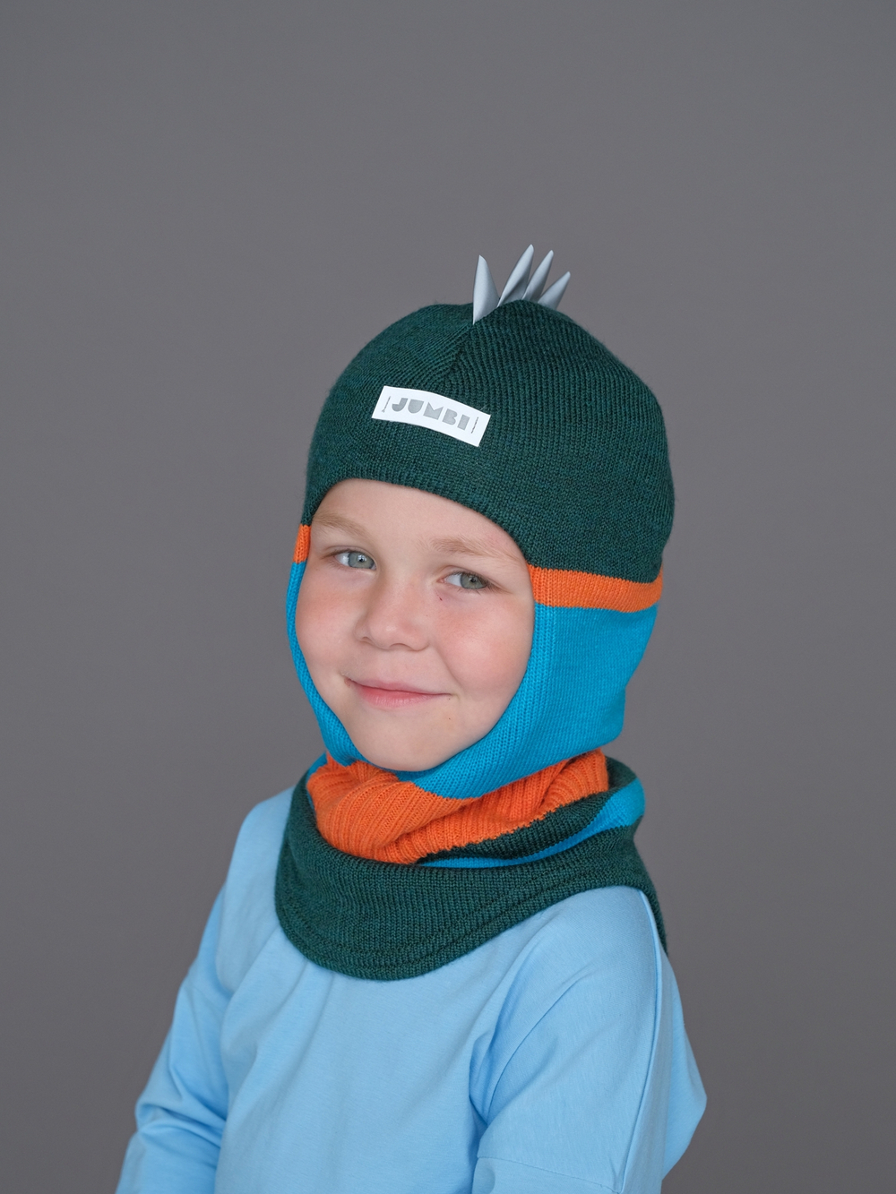 Шлем весенний/осенний вязаный (Мармелад) ОРЕО