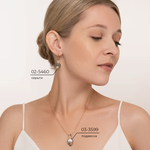 Подвеска «Перед грозой» из красного золота с перламутром