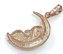 Ювелирная подвеска из серебра с позолотой