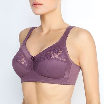 Бескаркасный бюстгальтер с мягкой чашкой (Размер: 80C) (Цвет: фиолетовый)