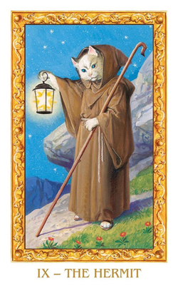 Мини Таро Белых Кошек / Mini White Cats Tarot.