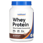 Nutricost, концентрат сывороточного протеина, со вкусом молочного шоколада, 907 г (2 фунта)