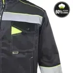 Костюм мужской (комплект) т/серый,лимон и чёрный (48-50) 96-100 170-176