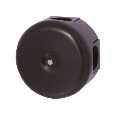 Распределительная коробка 78 мм, пластик, цвет коричневый (4 кабельных ввода в комплекте) B1-521-22-K