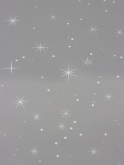 Пленка прозрачная с рисунком "Звездочка" Белый 70см 200гр 10894754