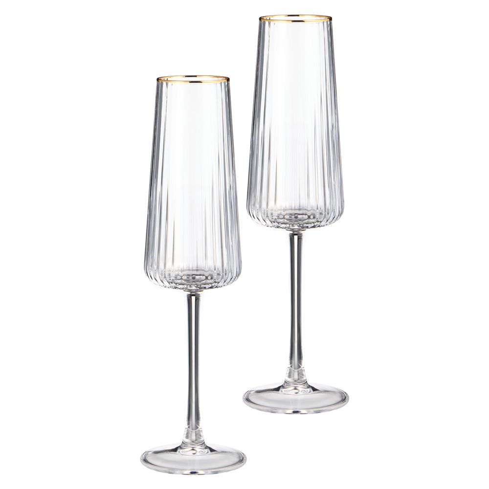 НАБОР БОКАЛОВ ДЛЯ ШАМПАНСКОГО "PERFO" ИЗ 2 ШТ. 250 МЛ