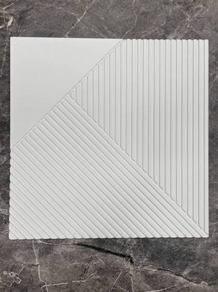 Модульные МДФ панели 500*500, СП2 Белый