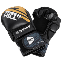 MMI-602 Перчатки MMA IMMAF approved черно-золотистые