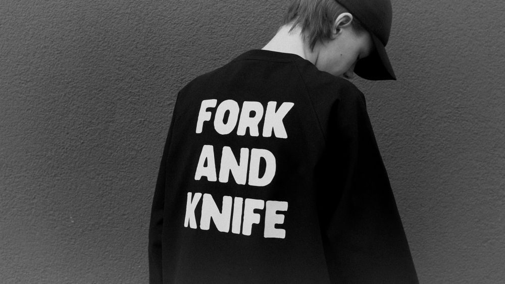 Лонгслив Hardlunch F&K черный