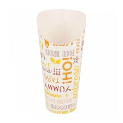 Контейнер картонный вертикальный для фри, снеков " " 660 мл, Ø 8,5*18 см 50шт/уп, G