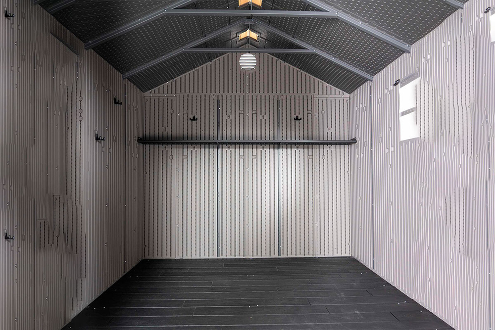 Сарай пластиковый WoodLook 8х10