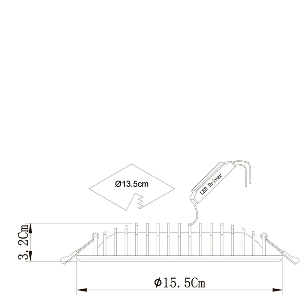 Точечный встраиваемый светильник Arte Lamp