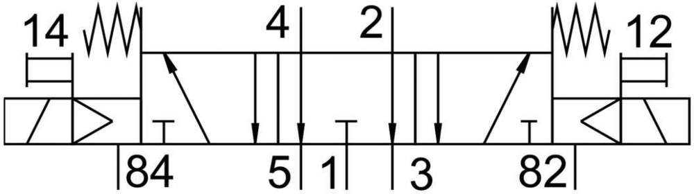 MFH-5/3E-1/8-B-EX Распределитель с электроуправлением