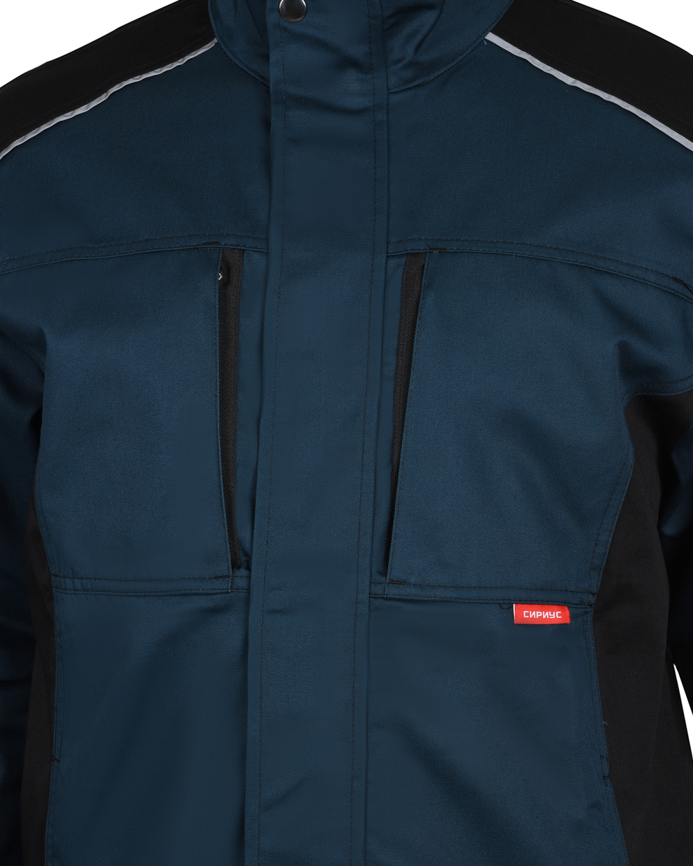 Куртка СИРИУС-ЦИТРИН морена с черным