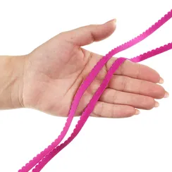 Резинка отделочная фуксия 8 мм, 641/8