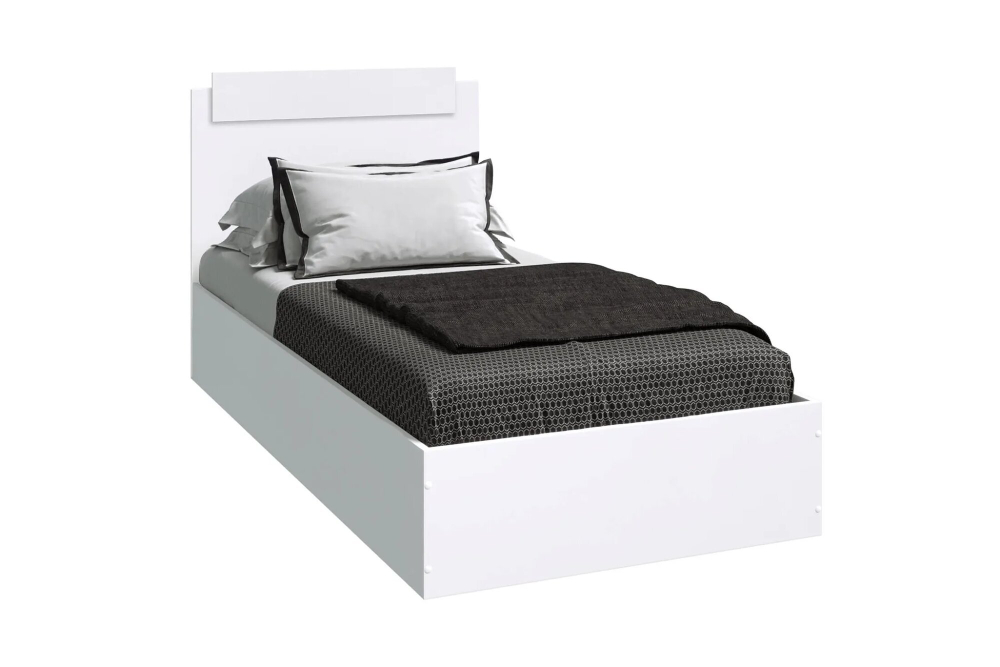 Кровать Луиза, спальное место 90х200, ЛДСП