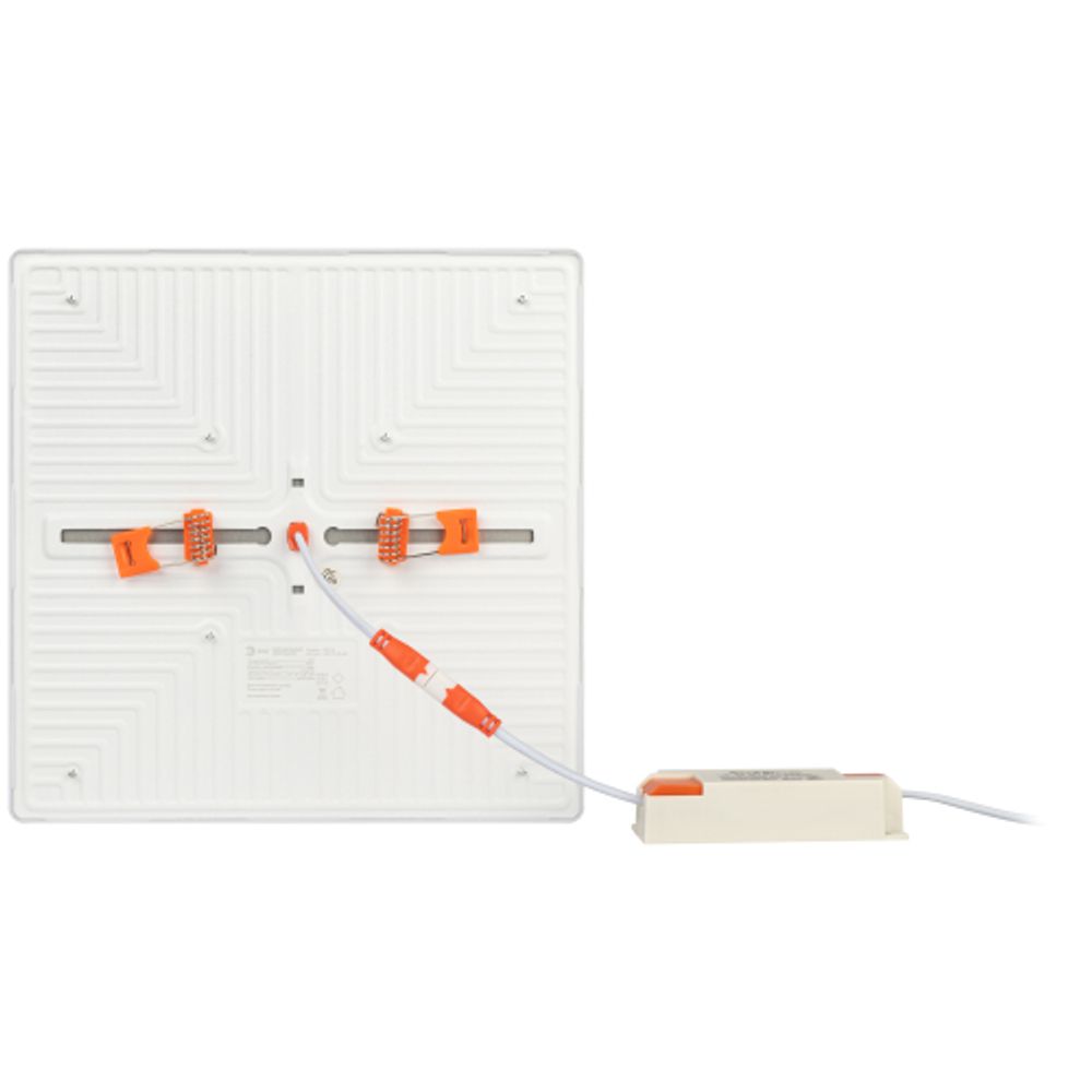 Светильник светодиодный встраиваемый ЭРА LED 12-36-4K квадратный регулируемый 36Вт 4000K