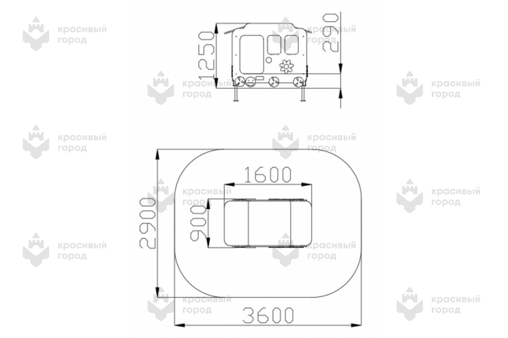 Беседка Вагон